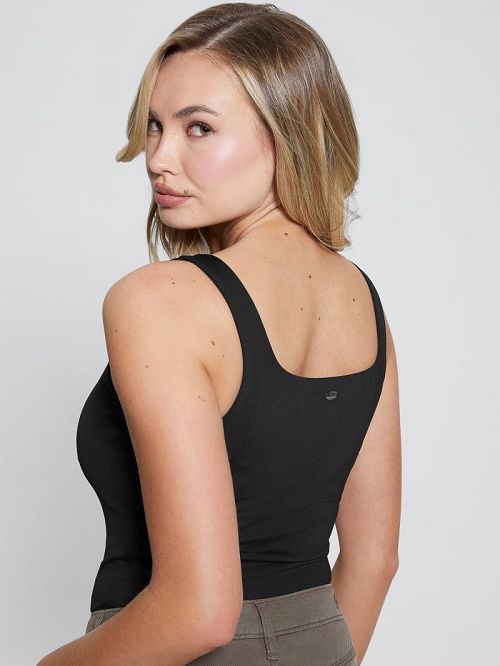 Guess Charlotte Tank Top Negrii | GUESS-SN27542