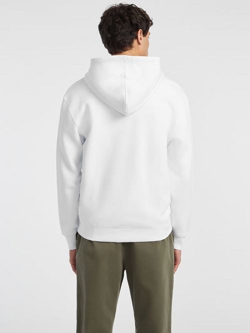 Guess Chenille Patch Zip-Up Hoodie Albi | GUESS-SN31496