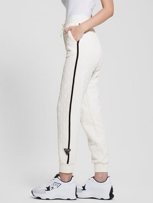 Guess Cheri Signature Pants Albi | GUESS-SN28251