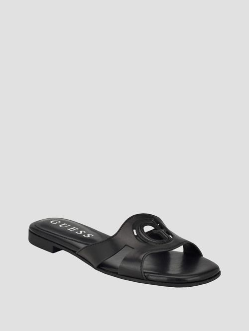 Guess Ciella Cut-Out Sandals Negrii | GUESS-SN29614