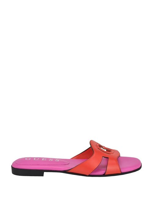 Guess Ciella Cut-Out Sandals Rosii | GUESS-SN29623
