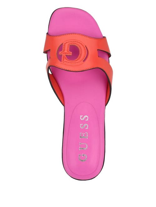 Guess Ciella Cut-Out Sandals Rosii | GUESS-SN29623