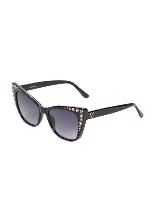 Guess Claire Crystal Cat-Eye Sunglasses Negrii | GUESS-SN30061