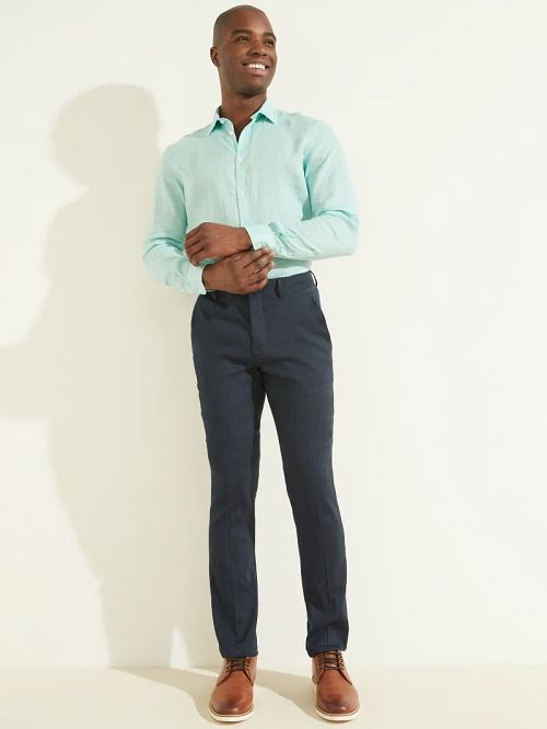 Guess Classic Chino Pant Albastri | GUESS-SN31378