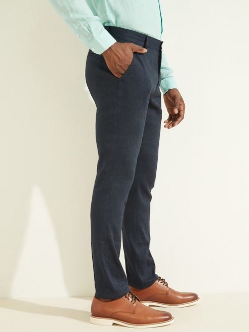 Guess Classic Chino Pant Albastri | GUESS-SN31378