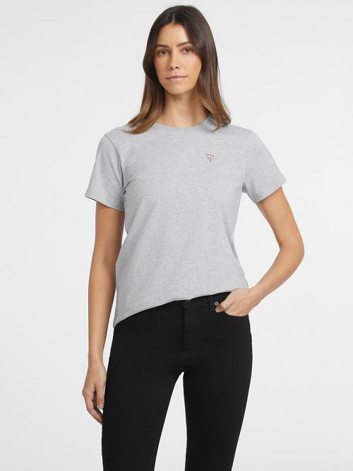Guess Classic Mini Triangle Tee Gri | GUESS-SN27155