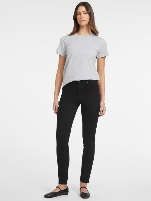 Guess Classic Mini Triangle Tee Gri | GUESS-SN27155