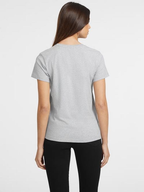 Guess Classic Mini Triangle Tee Gri | GUESS-SN27155