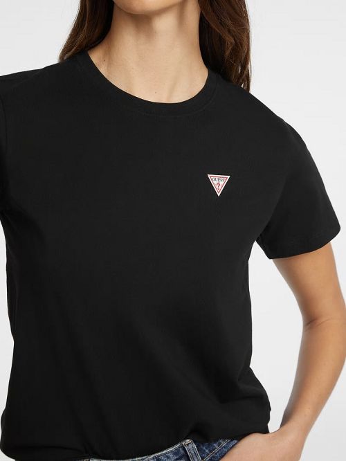 Guess Classic Mini Triangle Tee Negrii | GUESS-SN27131