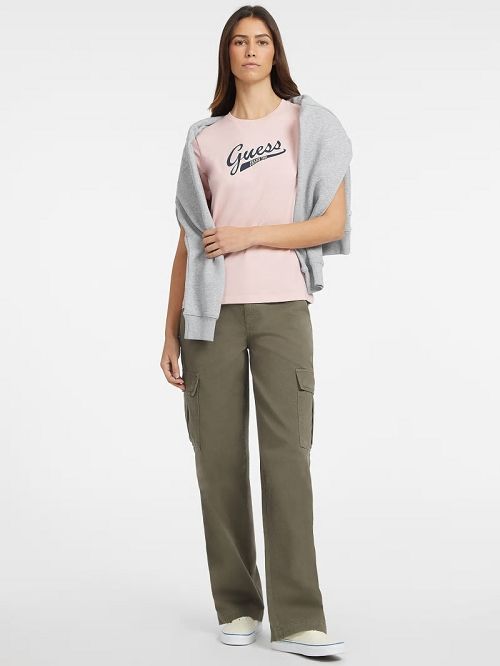 Guess Classic Script Logo Tee Roz | GUESS-SN27132