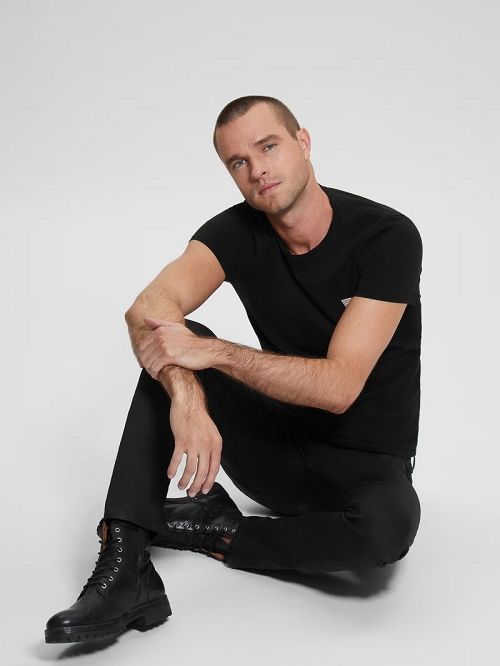 Guess Coated Skinny Jeans Negrii | GUESS-SN30439