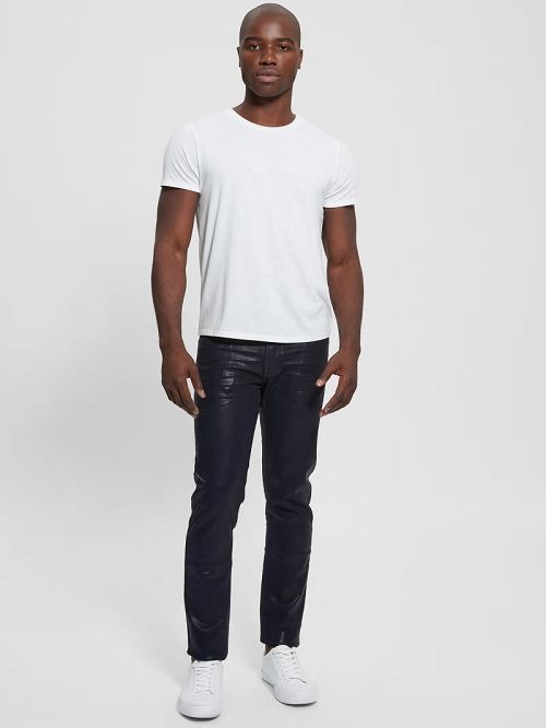 Guess Coated Tapered Jeans Albastri | GUESS-SN30349