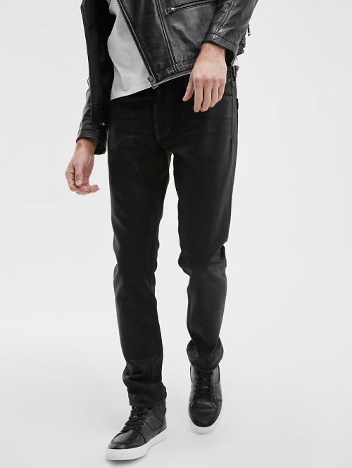 Guess Coated Tapered Jeans Negrii | GUESS-SN30427