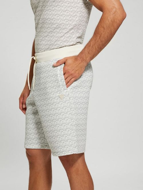 Guess Colin Logo Shorts Albi | GUESS-SN31480