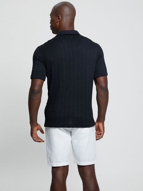 Guess Colton Knit Shirt Negrii | GUESS-SN31166