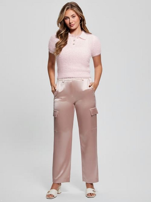 Guess Coraline Fuzzy Polo Roz | GUESS-SN27852