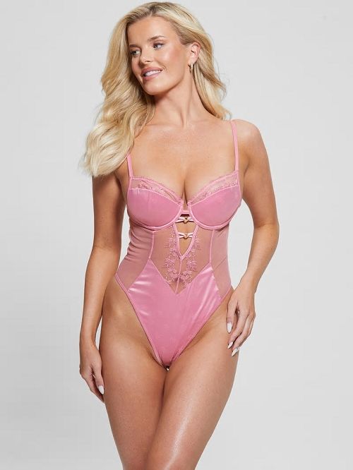 Guess Corynn Quattro G and Lace Bodysuit Roz | GUESS-SN28586