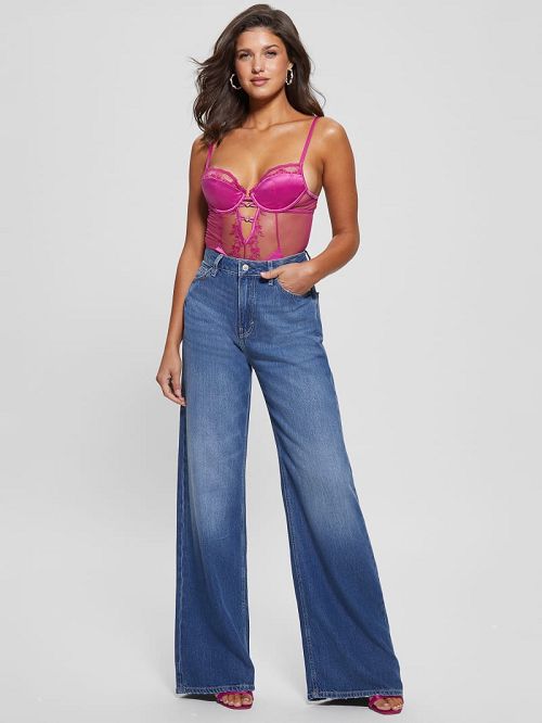 Guess Corynn Quattro G and Lace Bodysuit Roz | GUESS-SN28608