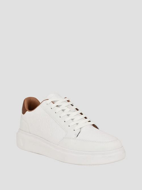 Guess Creed Quattro G Sneakers Albi | GUESS-SN31889