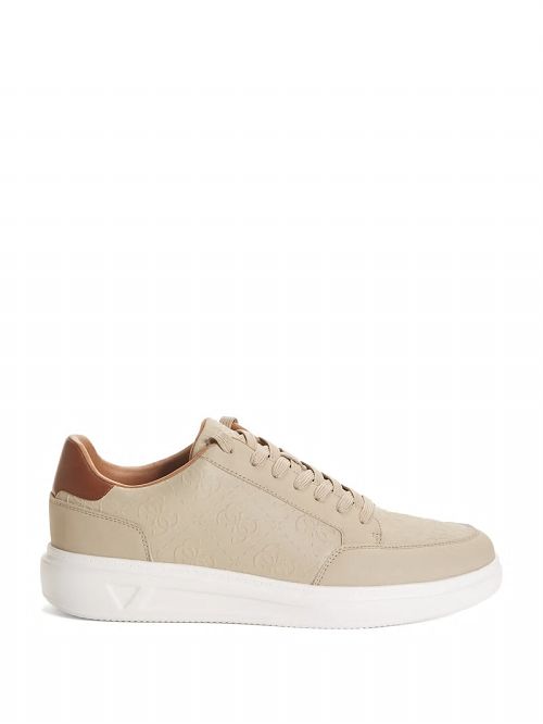 Guess Creed Quattro G Sneakers Bej | GUESS-SN31899