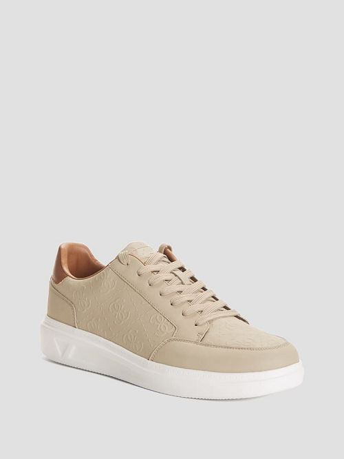 Guess Creed Quattro G Sneakers Bej | GUESS-SN31899