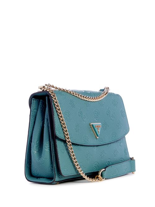 Guess Cresidia Convertible Crossbody Albastri | GUESS-SN29006
