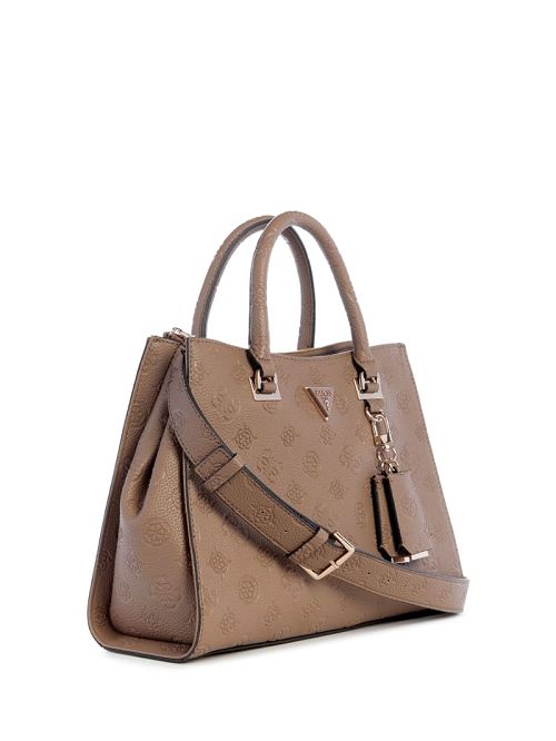 Guess Cresidia Society Satchel Maro | GUESS-SN28988