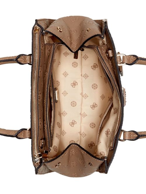 Guess Cresidia Society Satchel Maro | GUESS-SN28988