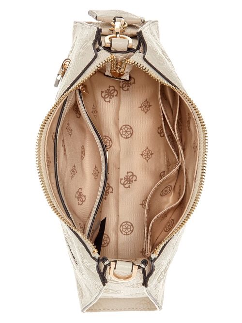 Guess Cresidia Top-Zip Shoulder Bag Albi | GUESS-SN29172