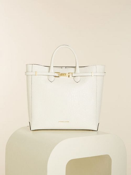 Guess Cristina Croc Leather Tote Albi | GUESS-SN29367
