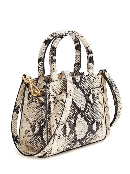 Guess Cristina Small Leather Satchel Albi | GUESS-SN29240