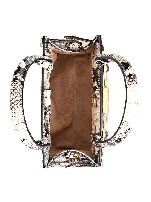 Guess Cristina Small Leather Satchel Albi | GUESS-SN29240