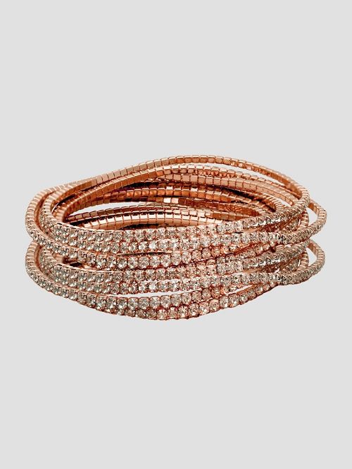 Guess Crystal-Embellished Stretch Bracelet Set Roz | GUESS-SN30335