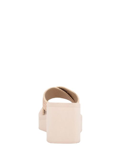 Guess Danvi Braided Wedge Sandals Bej | GUESS-SN29781