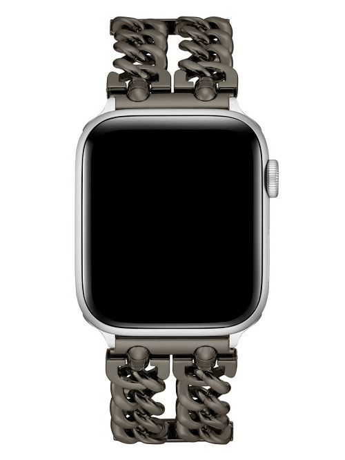 Guess Dark Silver-Tone Chain 42-44 mm Band for Apple Watch® Negrii | GUESS-SN31611
