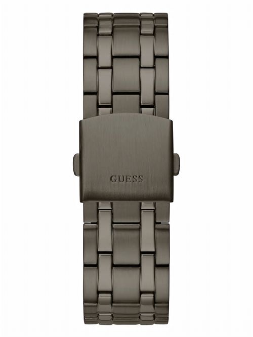 Guess Dark Silver-Tone Multifunction Watch Negrii | GUESS-SN31612