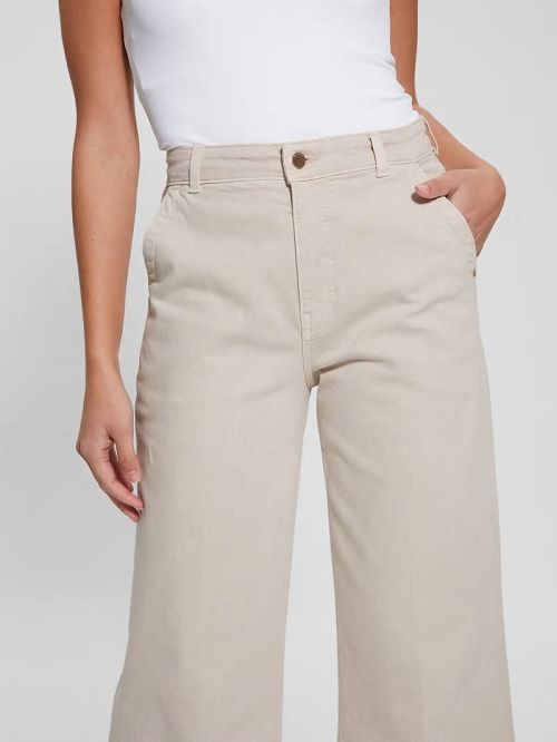 Guess Darma High-Rise Wide-Leg Pants Albi | GUESS-SN28250