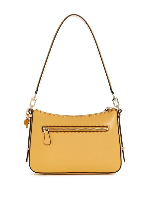 Guess Daryna Top-Zip Shoulder Bag Galbeni | GUESS-SN29186