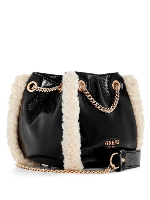 Guess Davika Convertible Crossbody Negrii | GUESS-SN28685