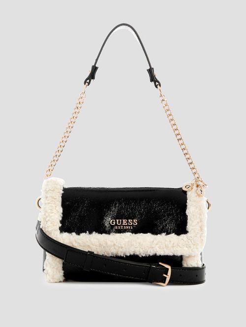 Guess Davika Shoulder Bag Negrii | GUESS-SN28684