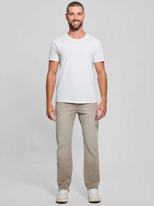 Guess Davis Straight Jeans Bej | GUESS-SN30443