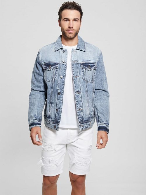 Guess Dean Denim Jacket Albastri | GUESS-SN30790