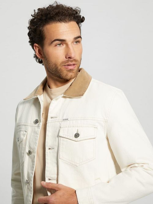Guess Dean Denim Jacket Albi | GUESS-SN30400