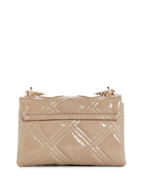 Guess Deesa Patent Mini Convertible Crossbody Maro | GUESS-SN28787