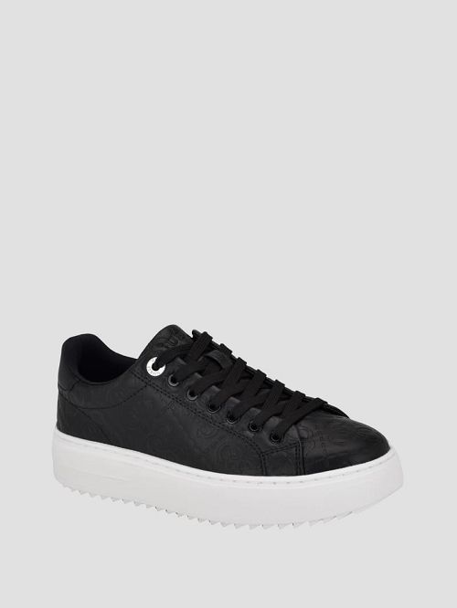 Guess Denesa Peony Low-Top Sneakers Negrii | GUESS-SN29554