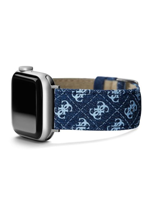Guess Denim Quattro G 38-41 mm Band for Apple Watch® Albastri | GUESS-SN30011