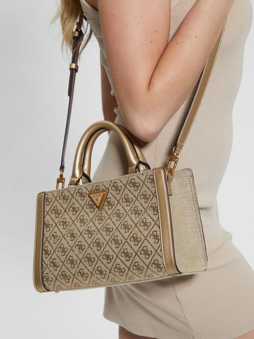 Guess Dili Small Satchel Maro | GUESS-SN28698