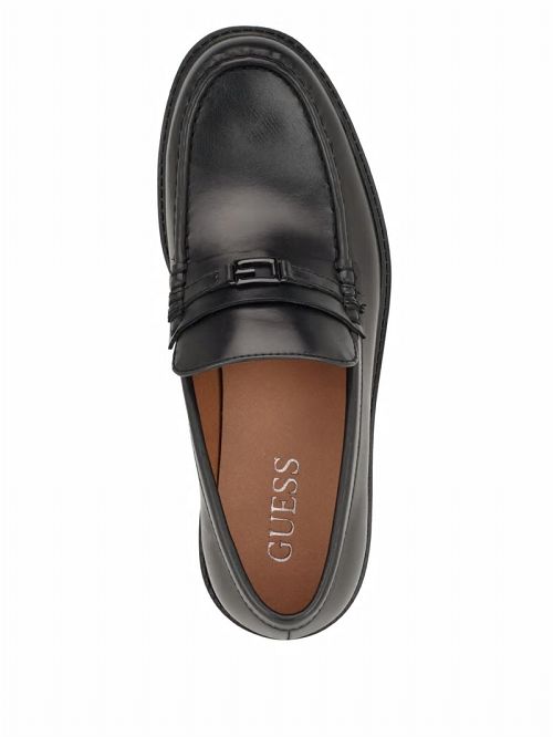 Guess Diolin Lug Sole Loafers Negrii | GUESS-SN31903