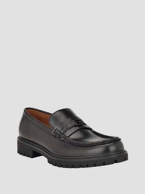 Guess Diolin Lug Sole Loafers Negrii | GUESS-SN31903