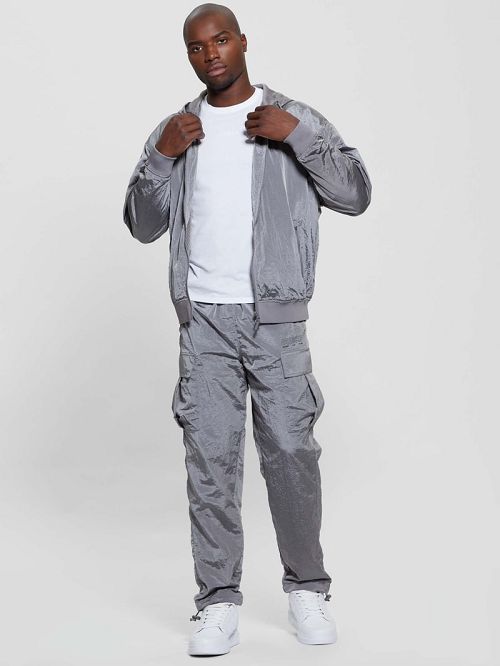 Guess Dionigi Zip-Up Jacket Gri | GUESS-SN31586